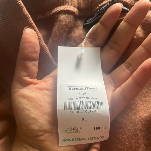 Rust Hoodie with White Graphic sweat suit - Picture 9 of 9